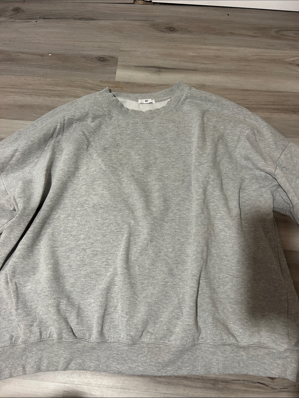 bp Light Gray Crewneck Sweater